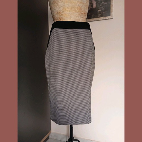 Papaya women's pencil skirt used, grey, size S/M