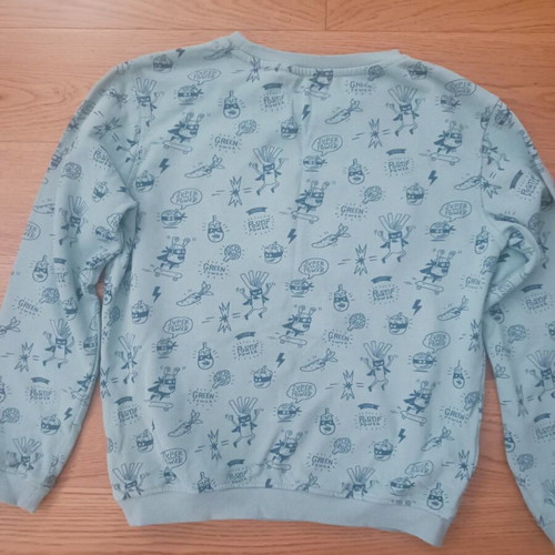 Dpam children's sweatshirt for 12 years like new, turquoise