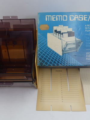 Memo Case/30 used storage case for 30 floppy disks