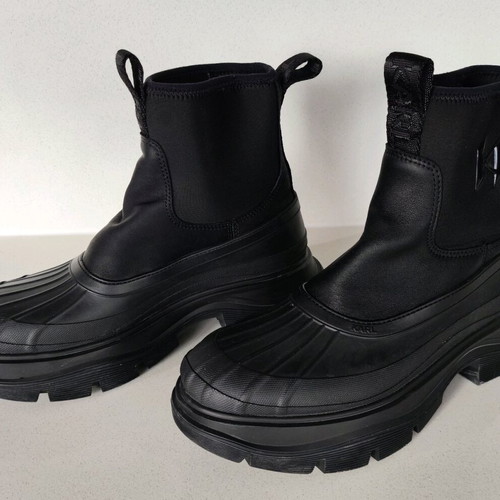 Karl Lagerfeld KL42970 boots like new, leather, black, size 41