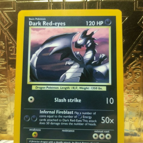 black dragon pokemon card Pokemon Dark Red-eyes Black Dragon Card… - € 8,00