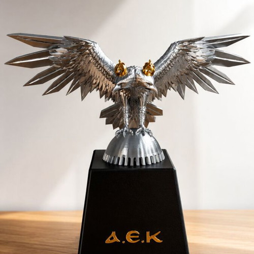 AEK Dikefalos Aetos statue new, collectible sports memorabilia