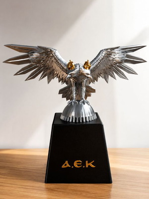 AEK Dikefalos Aetos statue new, collectible sports memorabilia