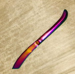 Titanium gradient kitchen knife new