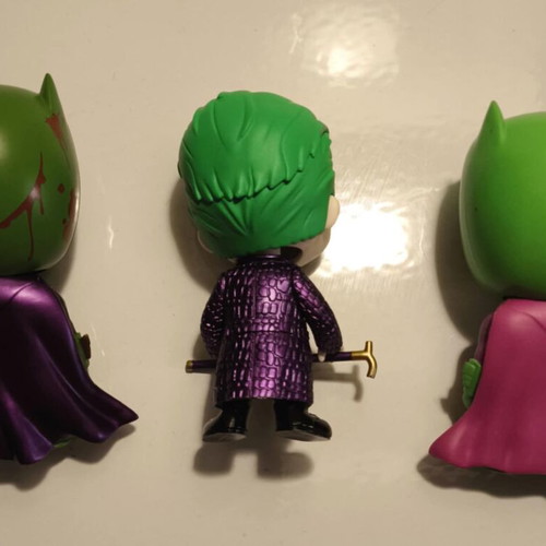 Hot Toys Cosbaby Suicide Squad 3 Joker figures used without packaging