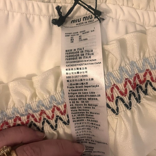 Miu Miu bikini swimsuit size 42, beige