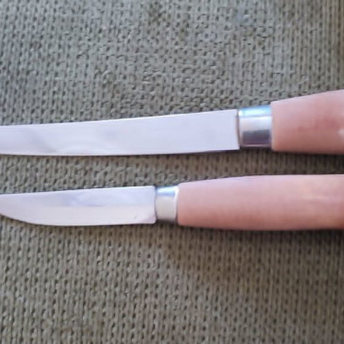 Puukko Järvenpää Kauhava Finland knife set like new with leather sheath