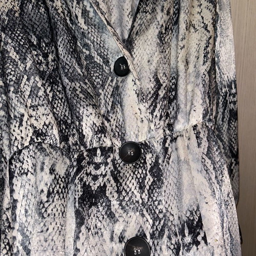 Zara mini dress with snake print like new