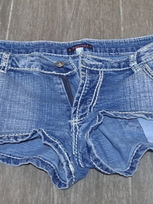 Women's denim shorts used, blue, sizes XS and S