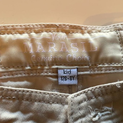 Marasil beige children's pants size 8, 128 cm