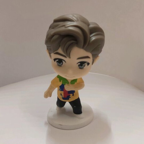 Tyny TAN RM BTS figure used from Happy Meal McDonald's 2025