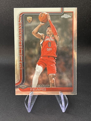 Topps Chrome Update Jeremiah Fears RC κάρτα μπάσκετ, Near Mint