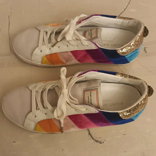 Kurt Geiger multicolor sneakers like new, leather and suede trainers