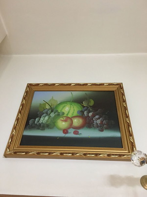 Oil painting still life by unknown artist like new