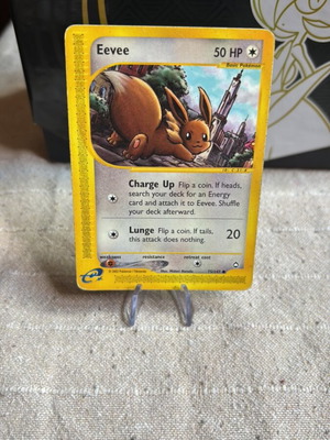 Pokemon TCG Eevee card Aquapolis 75/147 like new