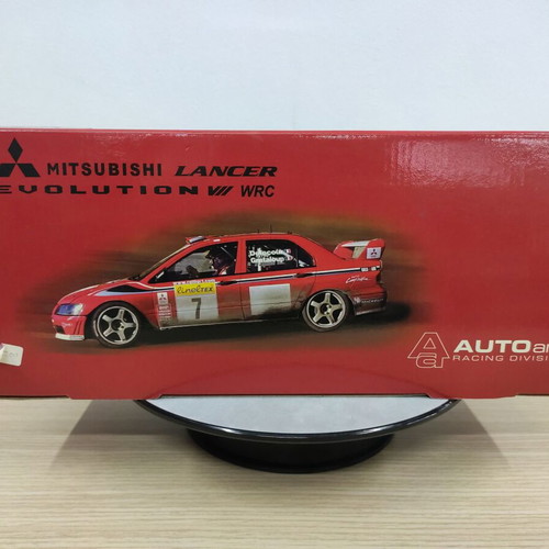 Autoart Mitsubishi Lancer EVO VII WRC #7 2001 T.Makinen metal model 1:18 scale new