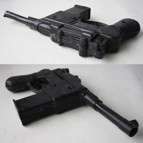 Plastic friction machine pistol vintage 70's new made in Greece