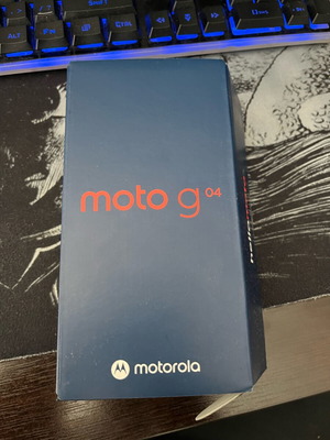 Motorola moto g04 phone like new, blue, 64GB, dual SIM