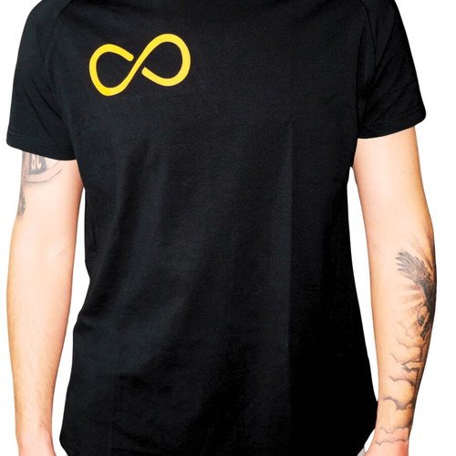 Legendary T-shirt Infinity black size L, new, cotton-spandex blend