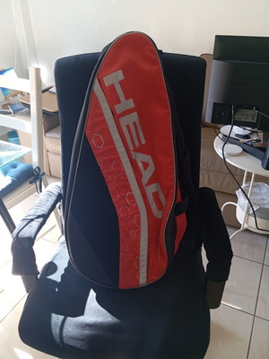 Head Radical Tennis Bag used with storage for 6 rackets and cooling compartment