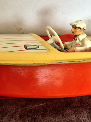 Arnold Sportboot Chris-Craft 1910 λιθογραφημένο τσίγκινο κουρδιστό σκάφος