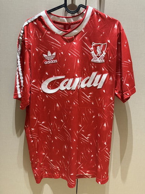 Liverpool remake jersey 1989-90, like new, size large