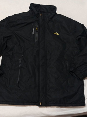 Men's waterproof jacket new, size XXL, with ecological fur lining