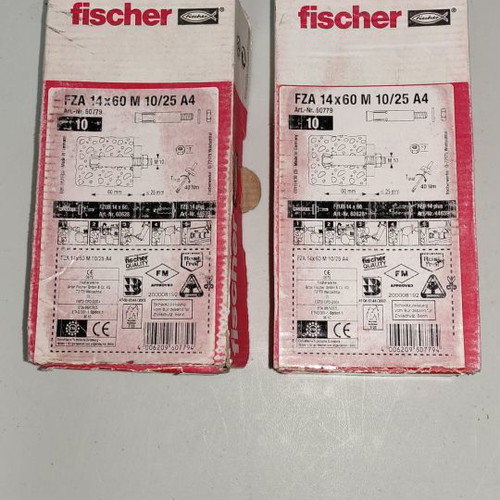 FZA 14x60 M10/20 R ZYKON undermining anchor new