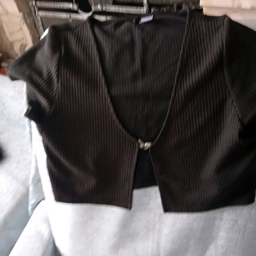 H&M bolero black like new, size M