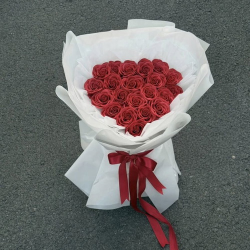 Handmade soap rose bouquet