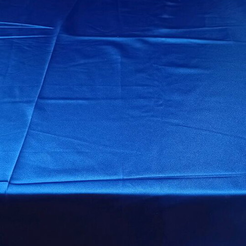 Satin tablecloth blue 2m like new
