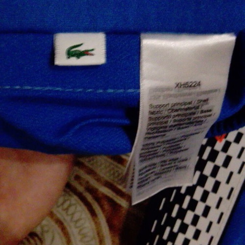 Lacoste pants used, size S, blue
