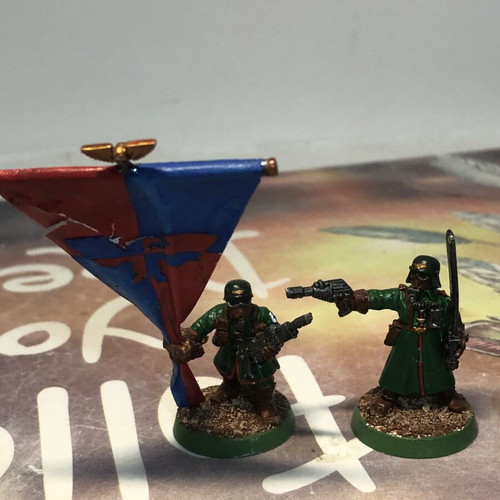 Warhammer 40K Steel Legion squad with Lord Commissar
