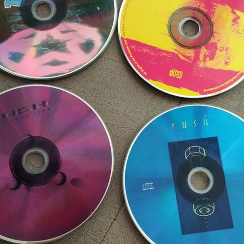 Rush rock CD set used, 17 discs without covers