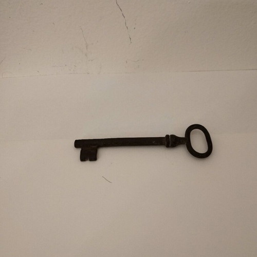 Door key old used from 1920 era