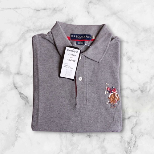 U.S. Polo Assn. Polo grey size L new with tags