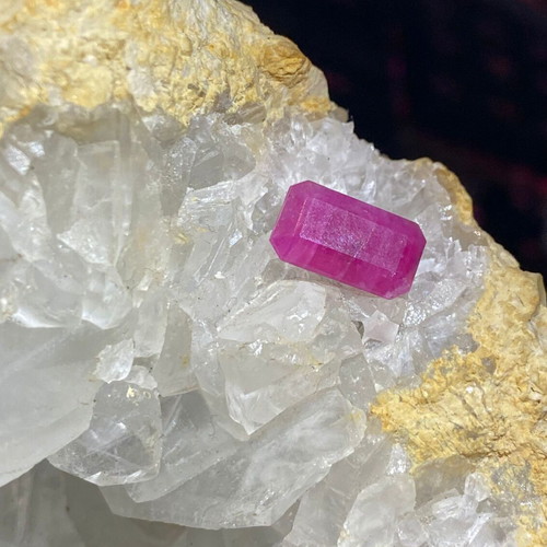 Natural Ruby Cut Stone new, 6.25ct from Afghanistan