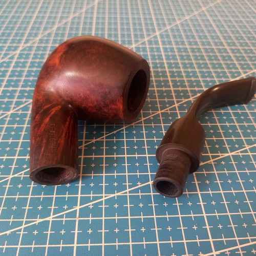 Classic vintage Real Briar smoking pipe made of heather wood, like new