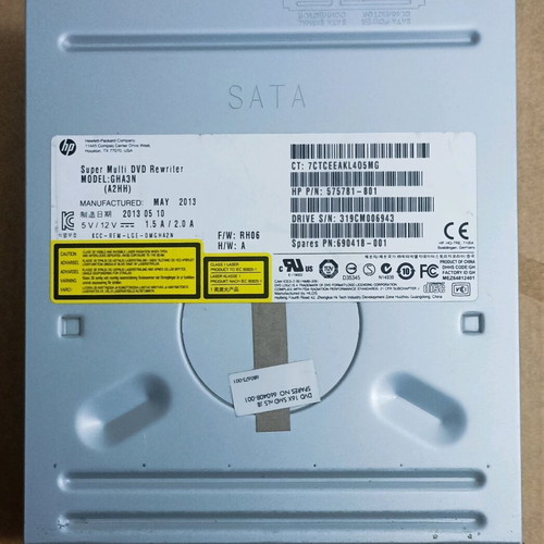 HP GHA3N (A2HH) internal DVD/CD drive used, SATA connection