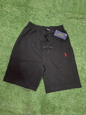 Βερμούδα Ralph Lauren καινούργια, μαύρη με κόκκινο, μέγεθος M