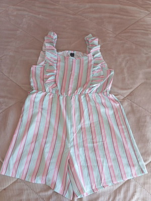 Shein short one-piece new, colorful striped, size L