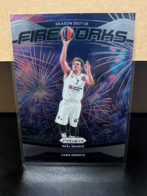 2024-25 Panini Euroleague Prizm Luka Doncic Fireworks card new