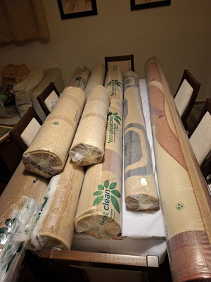Set of 7 high-quality rugs, various sizes, sealed like new