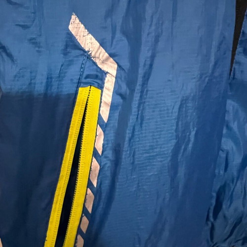 Admiral Men's Blue Jacket with Yellow Details Size S Like New