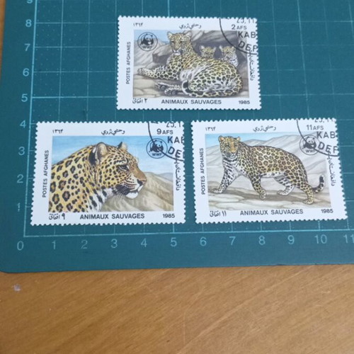 Afghanistan 1985 Léopard Stamps new