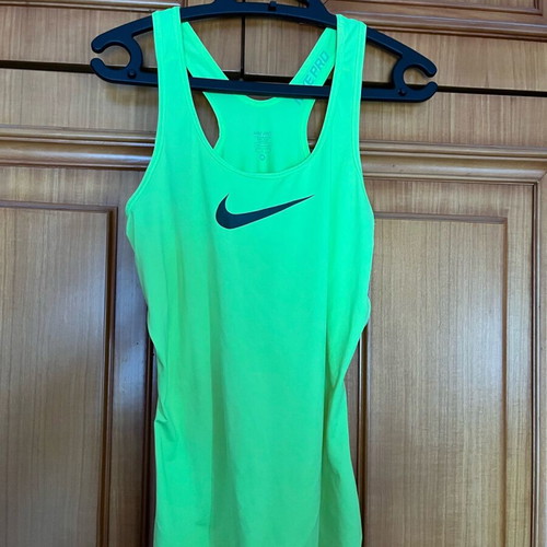 Nike fluo yellow tank top size M lightly used