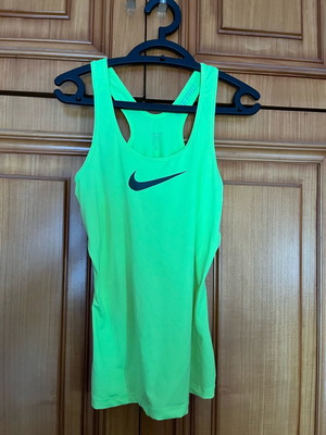 Nike fluo yellow tank top size M lightly used