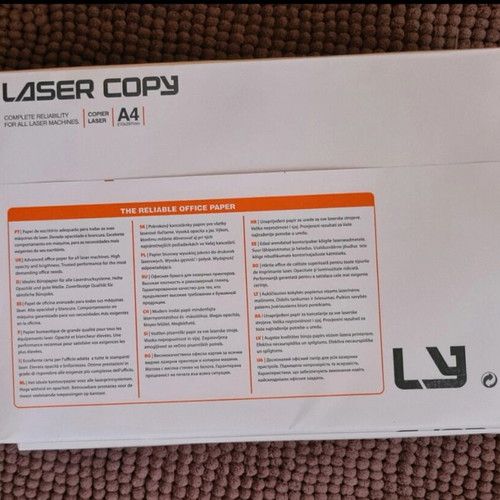 A4 printing paper new, pack of 2 x 500 sheets