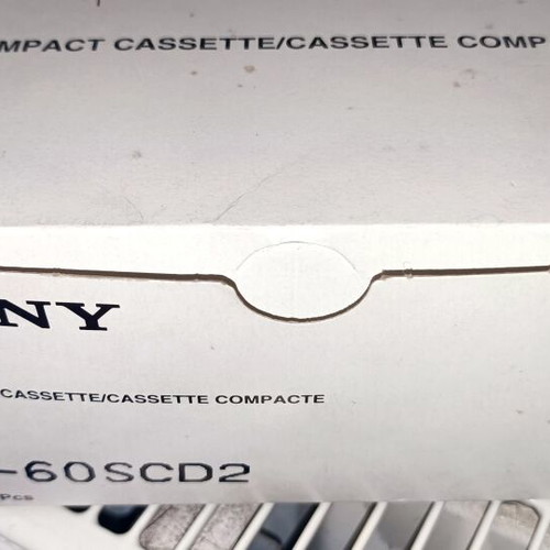 Sony Super CDit II 60 audio cassette sealed pack of 10 vintage