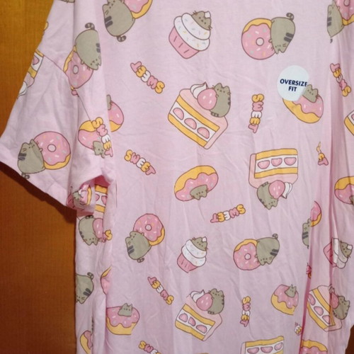 Oversized dress new, pink multicolor, size M/L
